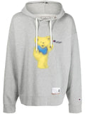 Maison MIHARA YASUHIRO graphic-print drawstring hoodie