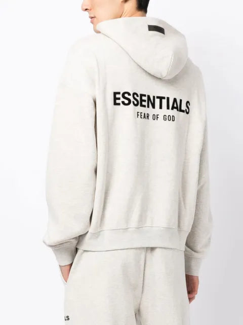 FEAR OF GOD ESSENTIALS logo-print cotton-blend hoodie