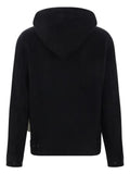 Black Comme Des Garçons flap-pocket hoodie