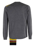 Comme Des Garçons Shirt stripe-panel sweater