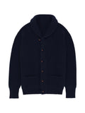 Fortela shawl-collar filet-pocket knitwear