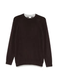 Eleventy raglan-sleeve tipped-trim sweater