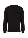 UOMINITALIANI logo-embroidered merino wool sweater