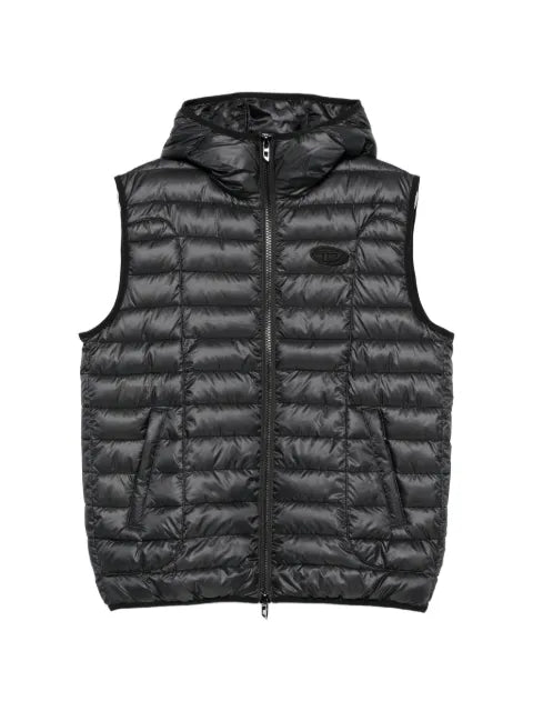 Diesel quilted hooded gilet