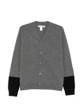 Comme Des Garçons Shirt colour-block cardigan