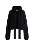 Patou zip-up hooded hoodie