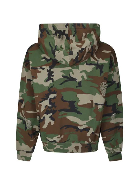 Billionaire Boys Club distressed camouflage hoodie