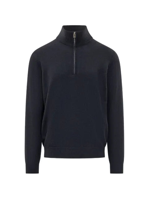 Malo Sergio quarter-zip cashmere sweater