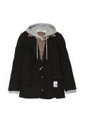 Maison MIHARA YASUHIRO layered-panel single-breasted blazer