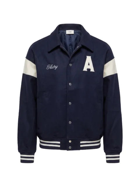 Autry logo-patch panelled jacket
