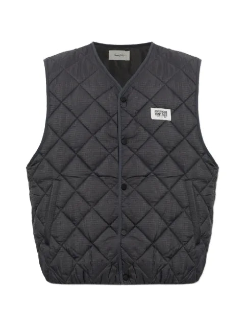 American Vintage quilted sleeveless jacket