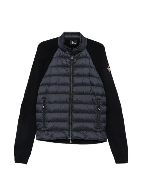 Moncler Grenoble quilted panelled cardigan