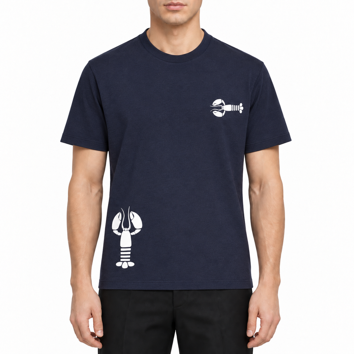 Classic Four-Bar Wool T-Shirt | Thom Browne