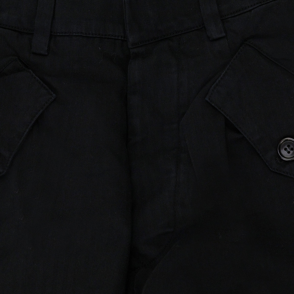 Black Relaxed Cargo Pants