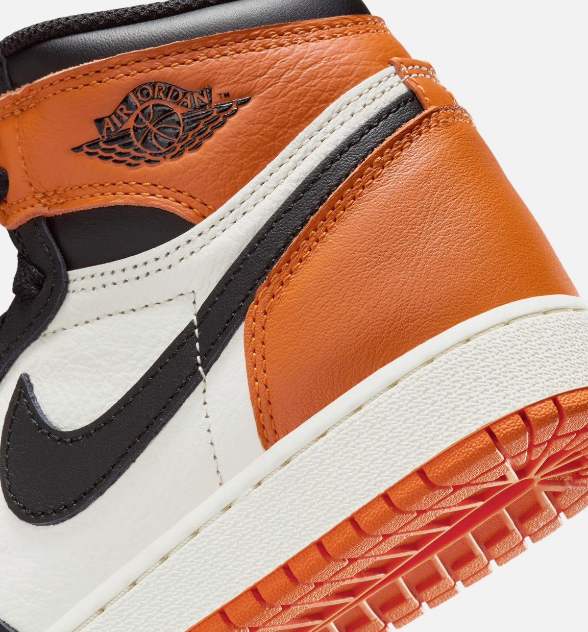 Air Jordan 1 Retro High OG Shattered Backboard GS Sneakers | Black/Black/Sail/Starfish