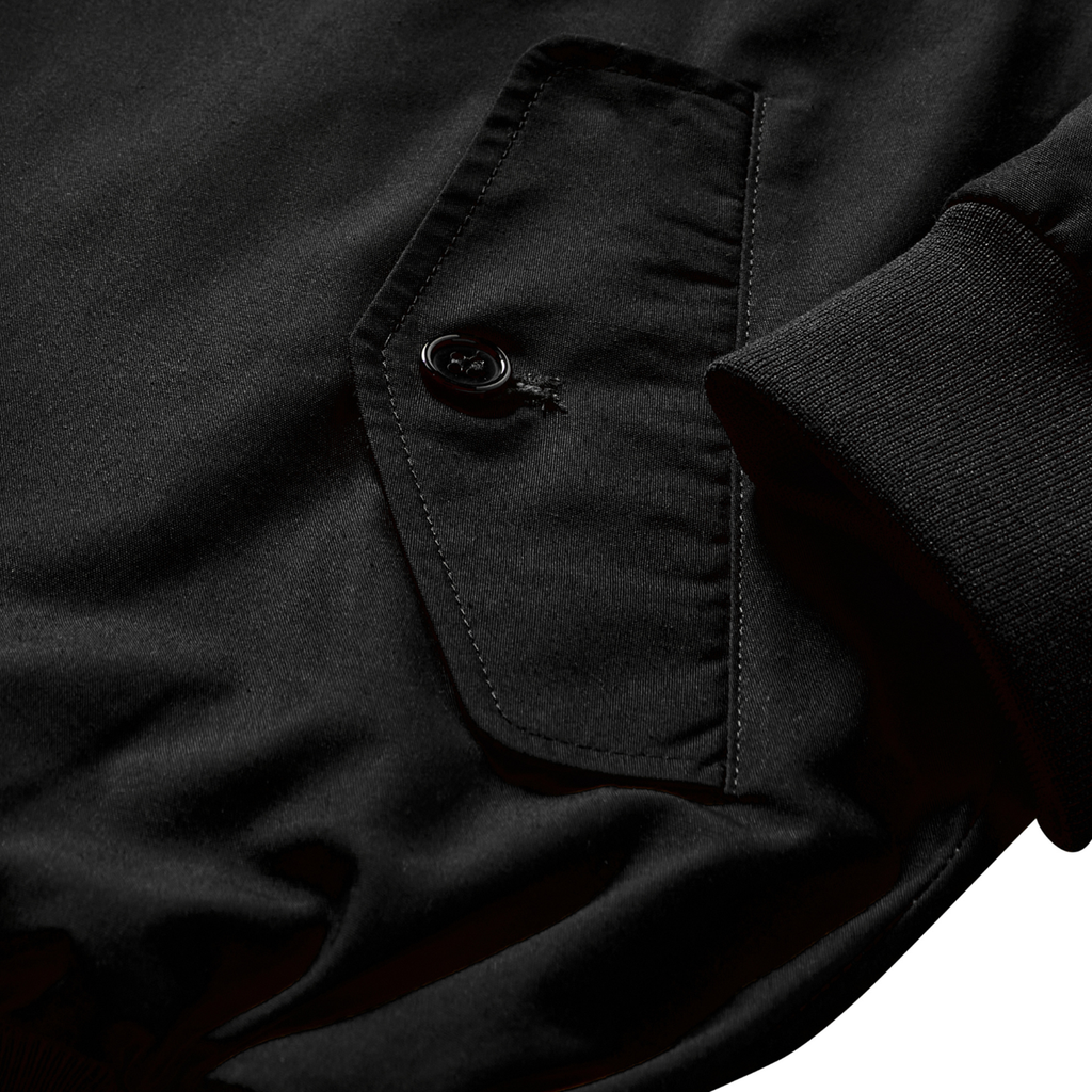 Chet Rock Rebel Harrington Jacket: Black