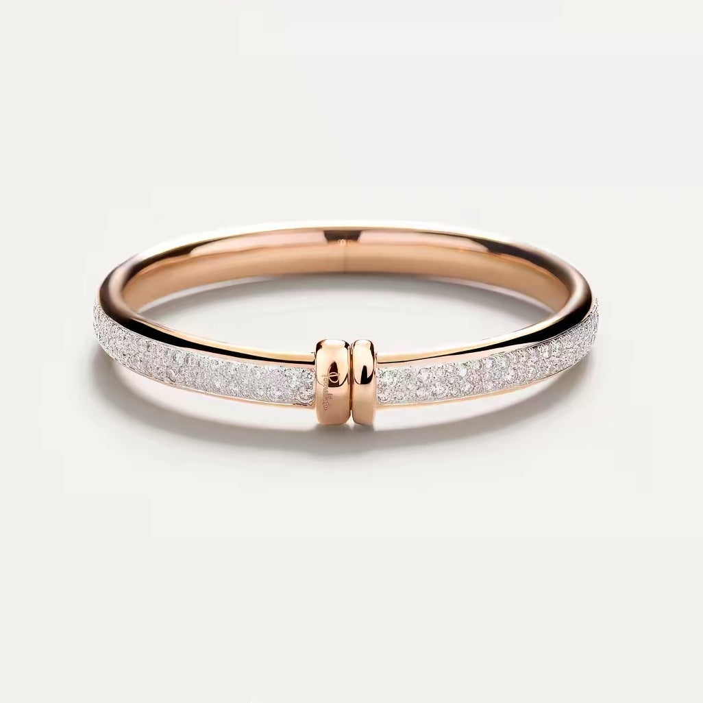 Pomellato Style Classic Cubic Zirconia Bangle
