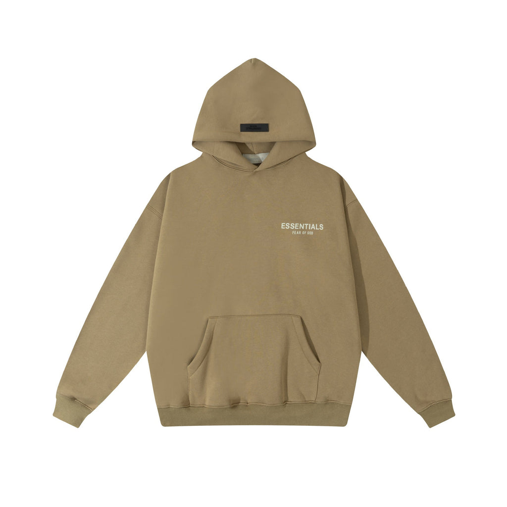 Fear Of God Essentials Flocked Small Letter Pullover Hoodie Unisex