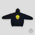 Balenciaga Smiley Face Hoodie in Black
