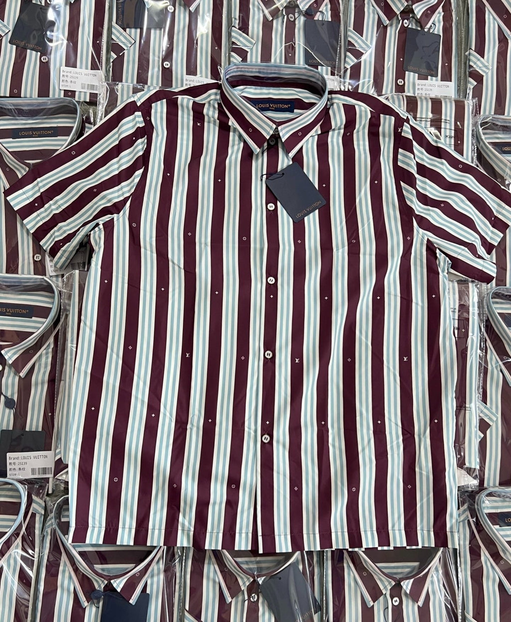 Striped Short-Sleeved Shirt