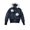 Moose Knuckles Original Debbie Bomber Jacket Navy