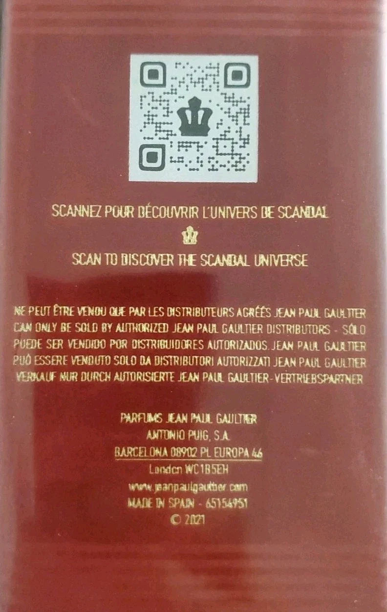 Jean Paul Gaultier Scandal Pour Homme EDT 100ml