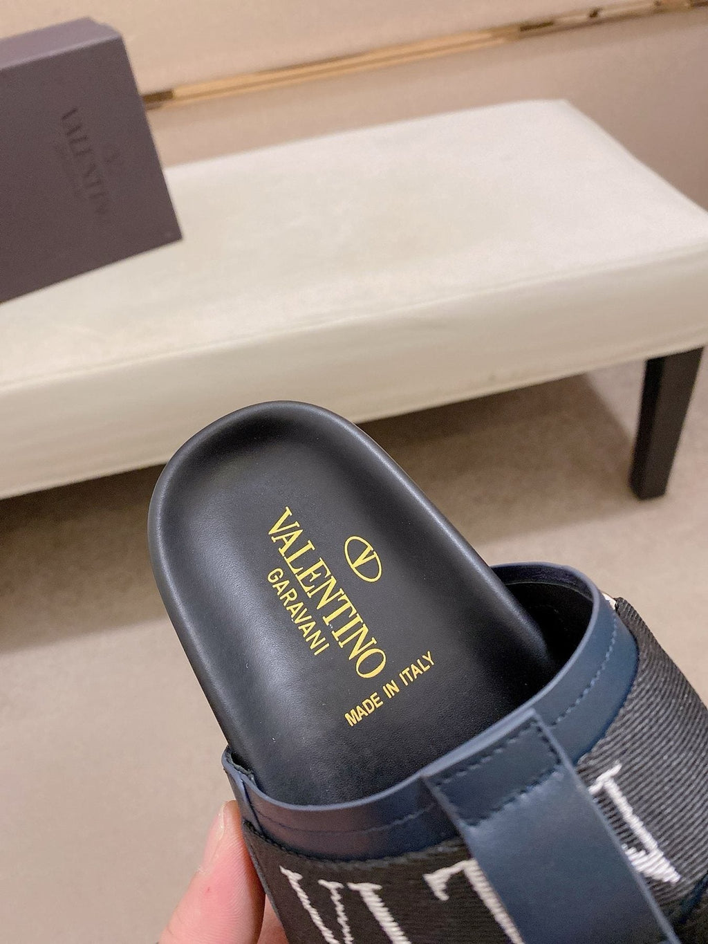 Valentino VLTN Strap Slide Sandals