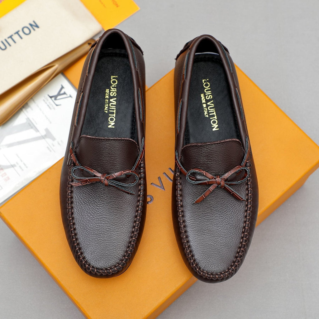 Louis Vuitton Bow Moc-Toe Loafers