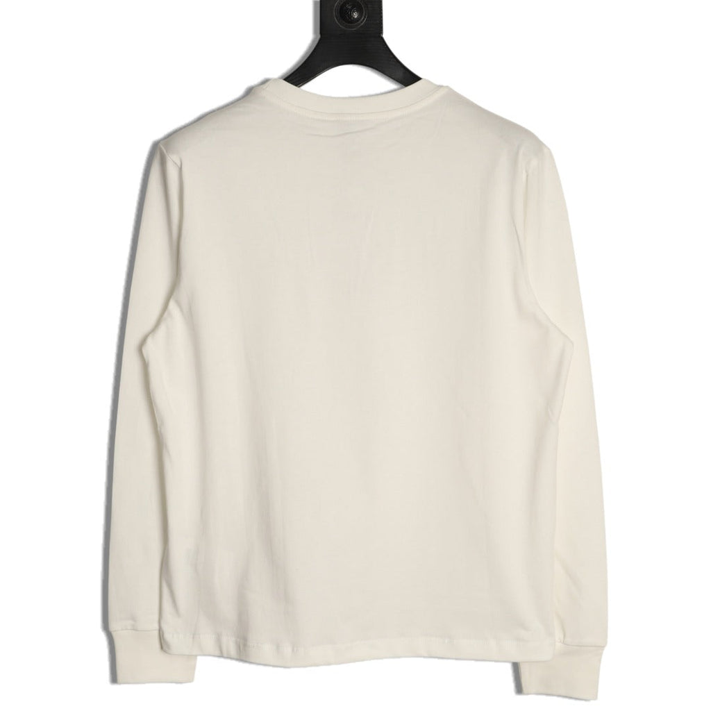 Moncler Lettering Long-Sleeve T-Shirt - Cream